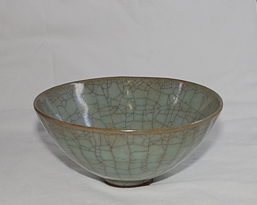 Antike Guan-Typ Celadon Glazed Bowl Song / Yuan Dy