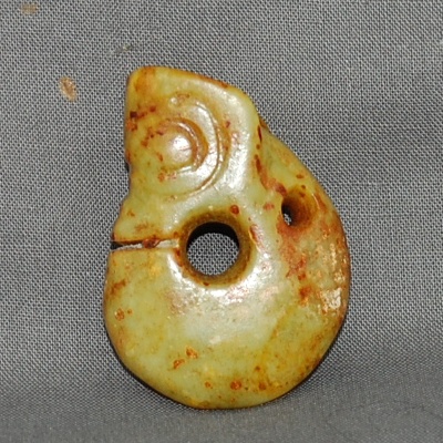 Antike Schnitzerei Jade Pig-Dragon