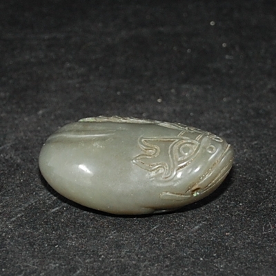 Antike Geldkröte / Toad in Hetian Jade
