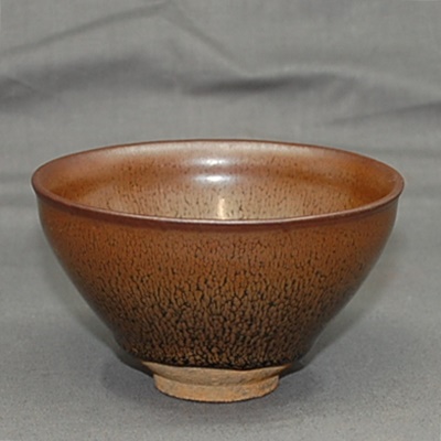 Antike sehr schöne Jian Yao tea Bow mit Hare's Fur Glasur