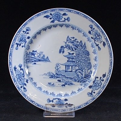 Antiker B&W Teller Nanking Cargo Shipwreck ca. 1750