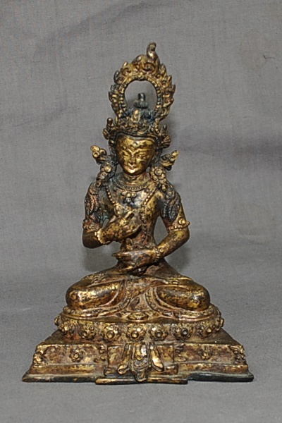Antike fein gearbeitete Sino-Tibetanische Buddha Figur